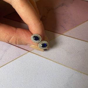 Sapphire earrings